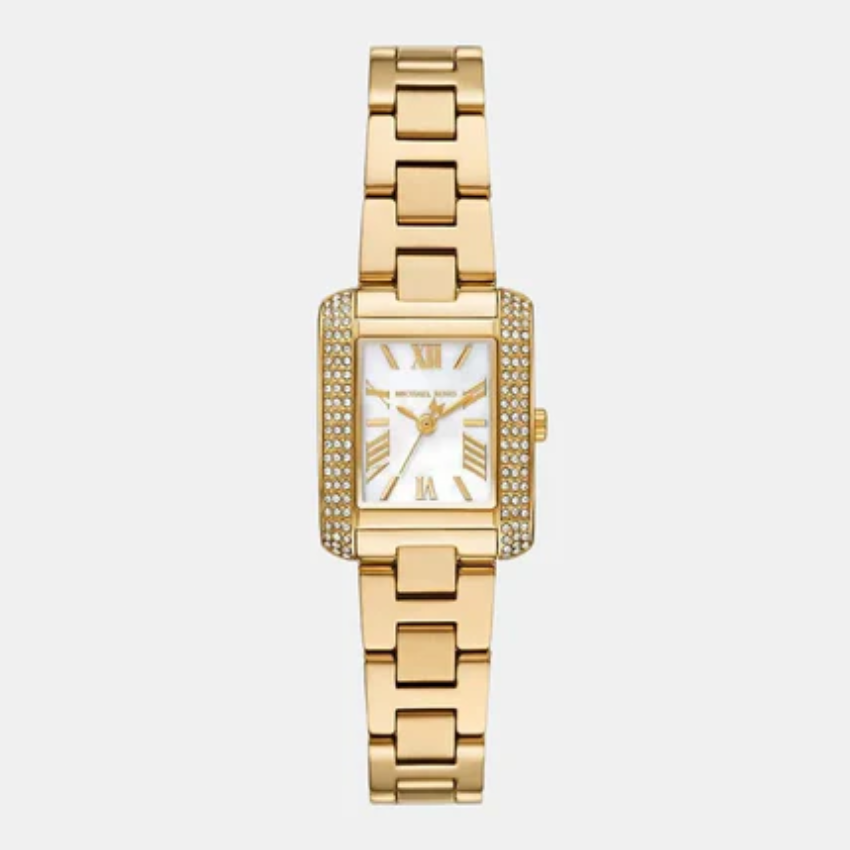 Michael Kors Petite Emery MK4867 women?s gold-tone stainless steel watch