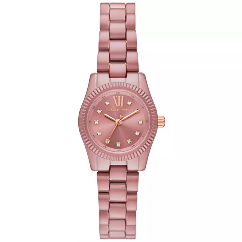 Michael Kors limited-edition Petite Lexington pink-tone women?s watch 26mm