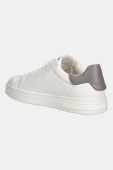 Armani Exchange Flat Sole White Sneaker with Ax Logo