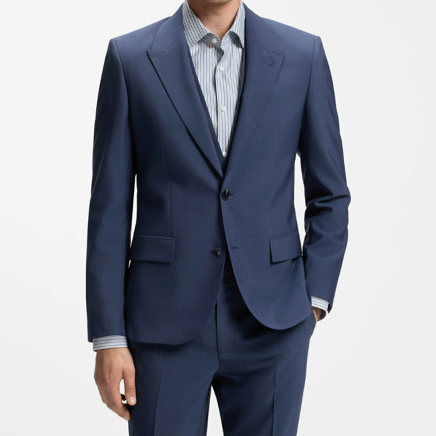 HUGO HENRY/GETLIN MEN'S 3 PIECE SUIT – OPEN BLUE Hugo Boss