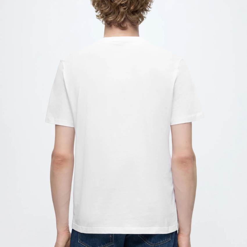 HUGO Dorosi Men's Basic Cotton T-Shirt – White Hugo Boss