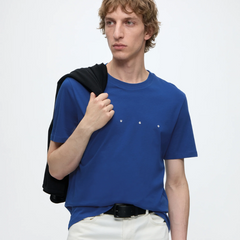 HUGO Dorosi Men's Basic Cotton T-Shirt – Open Blue Hugo Boss