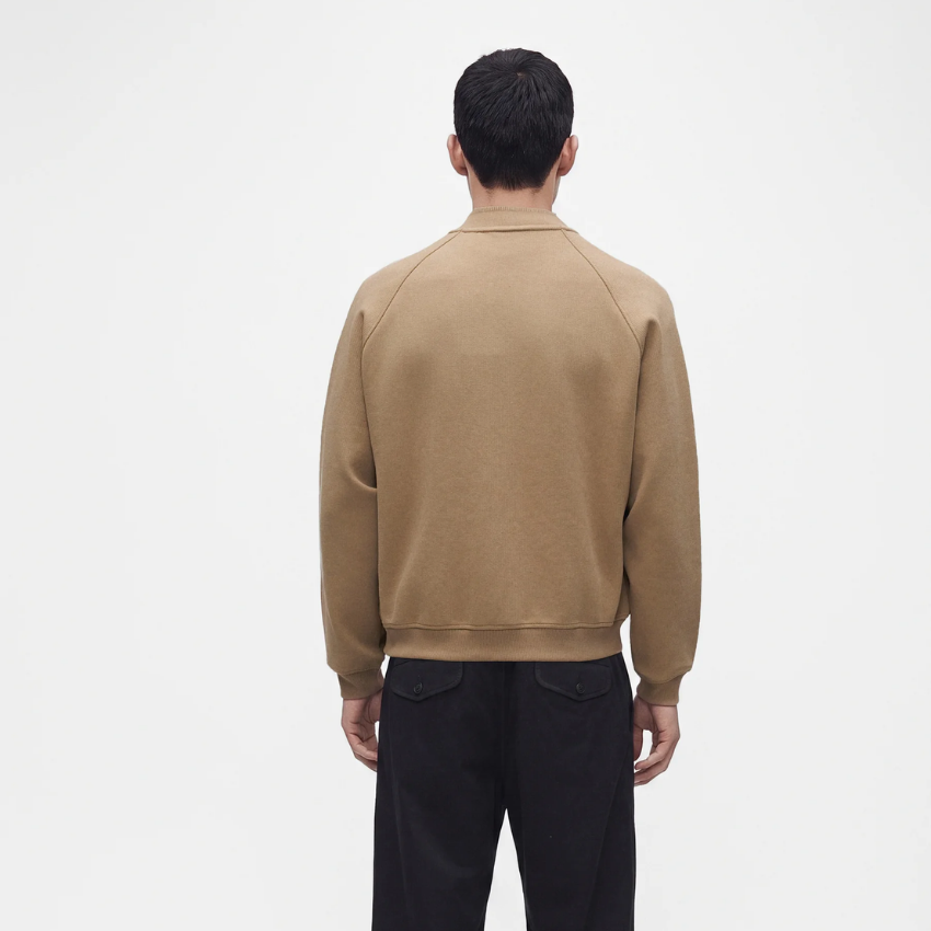 HUGO Dabin Men's Oversized Bomber Jacket – Beige Overflow Hugo Boss