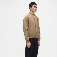 HUGO Dabin Men's Oversized Bomber Jacket – Beige Overflow Hugo Boss