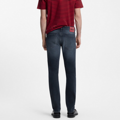 HUGO 708 Slim-Fit Dark Blue Stretch Denim Jeans Hugo Boss