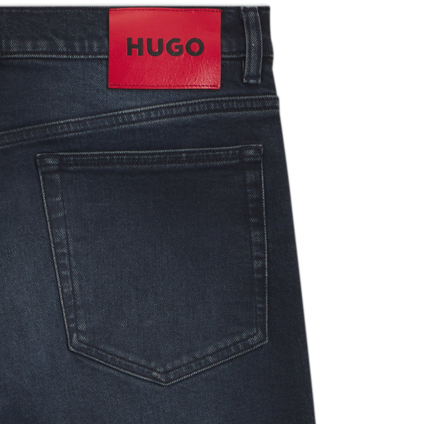 HUGO 708 Slim-Fit Dark Blue Stretch Denim Jeans Hugo Boss
