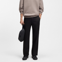 HUGO Cino261 Straight-Fit Stretch Cotton Trousers Hugo Boss