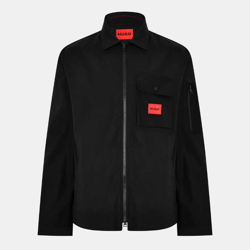 HUGO EMMOND MEN'S COTTON ZIP OVERSHIRT Hugo Boss