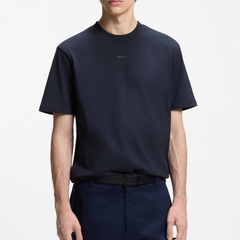 HUGO DAPOLINO MEN'S DARK BLUE COTTON T-SHIRT Hugo Boss