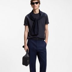 HUGO DAPOLINO MEN'S DARK BLUE COTTON T-SHIRT Hugo Boss