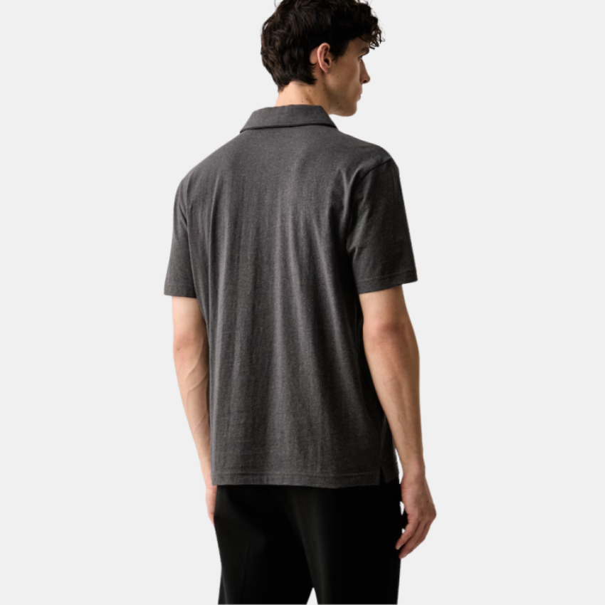 HUGO DALIKS MEN'S CHARCOAL POLO SHIRT Hugo Boss