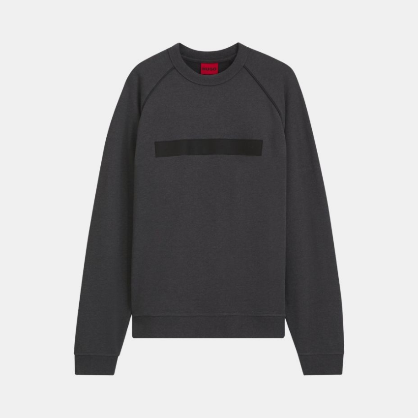 HUGO DALIM MEN'S CHARCOAL SWEATSHIRT Hugo Boss