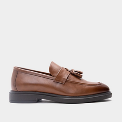 Kenneth Cole Gavin Tassel Loafer Coffee Kenneth Cole