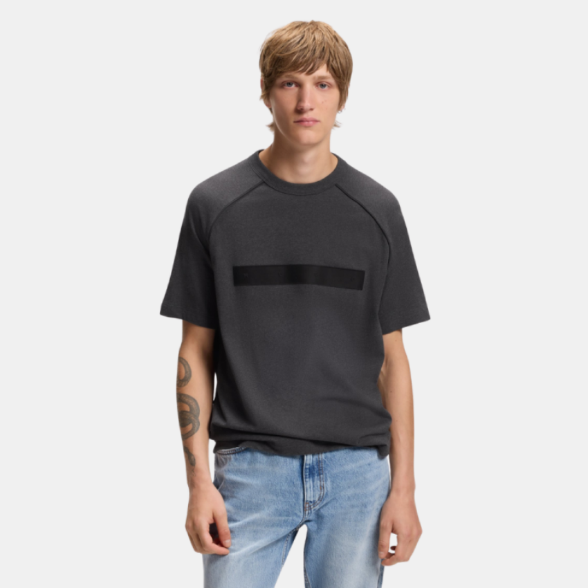 HUGO DALIK MEN'S CHARCOAL T-SHIRT Hugo Boss