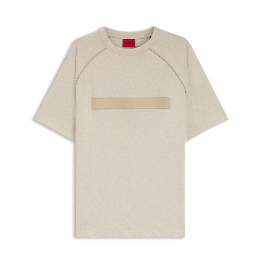 HUGO DALIK MEN'S LIGHT BEIGE T-SHIRT Hugo Boss