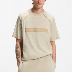 HUGO DALIK MEN'S LIGHT BEIGE T-SHIRT Hugo Boss