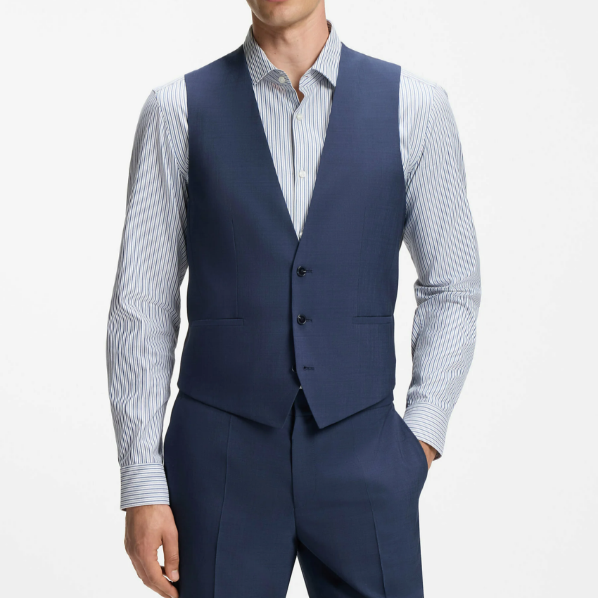 HUGO HENRY/GETLIN MEN'S 3 PIECE SUIT – OPEN BLUE Hugo Boss