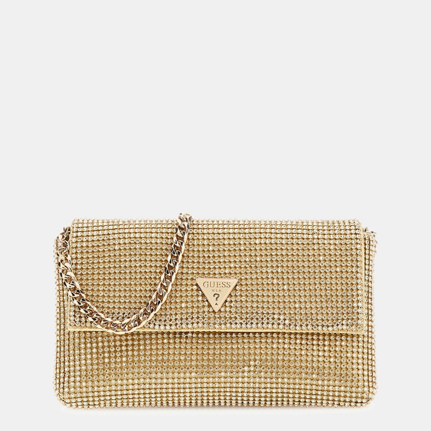 GOLD ZALINA CLUTCH BAG