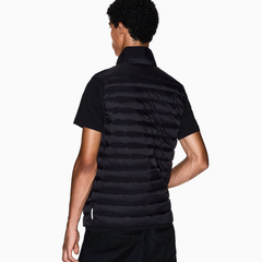 Armani Exchange Men’s Full-Zip Sleeveless Down Vest – Black