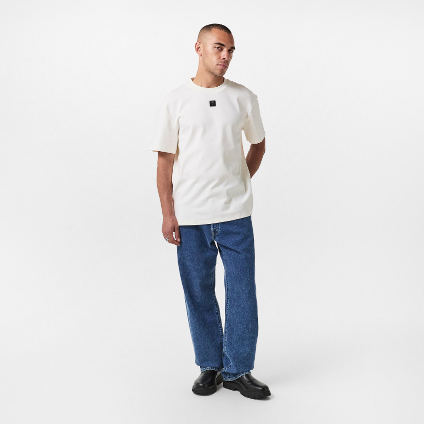 Hugo Dalile Interlock-cotton T-shirt White Hugo Boss