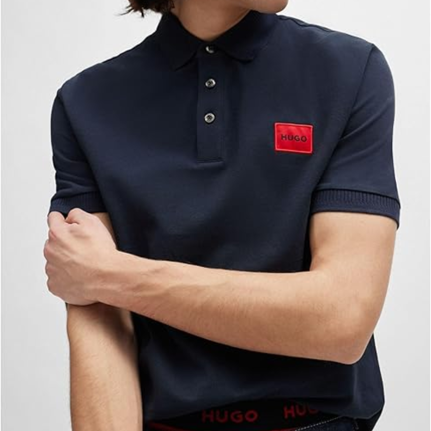 HUGO Dereso222 Polo Shirt – Navy Hugo Boss