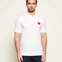 HUGO Dereso222 Polo Shirt – White Hugo Boss
