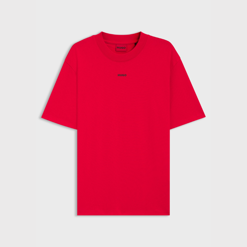 HUGO Men's Dapolino Relaxed-Fit T-Shirt - RED Hugo Boss