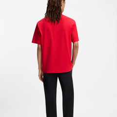 HUGO Men's Dapolino Relaxed-Fit T-Shirt - RED Hugo Boss