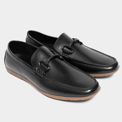 Kenneth Cole Barret Bit Leather Driver Loafers – Black Kenneth Cole