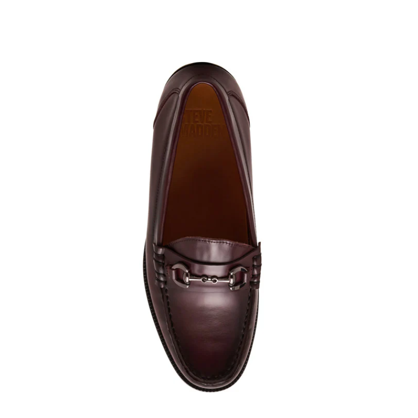 Steve madden Teddy Men's Burgundy Loafers Steve Madden