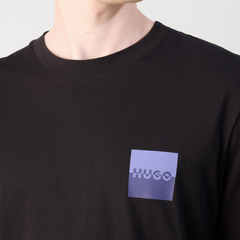 HUGO DAPUSI Cotton T-Shirt | Black Hugo Boss