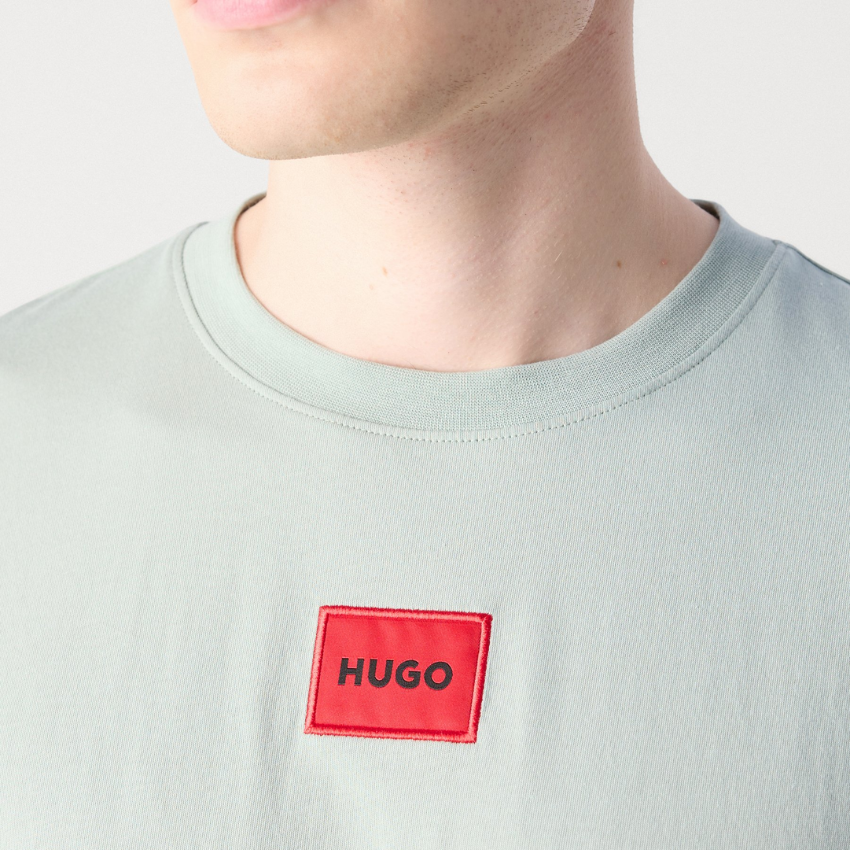HUGO Diragolino 212 Cotton T-Shirt | Light/Pastel Green Hugo Boss