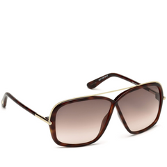 TOM FORD BRENDA FT0455 C62 52F (DARK HAVANA / GRADIENT BROWN)