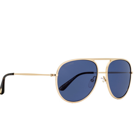 Tom Ford Oval Sunglasses TF621 Jason-02 28V Gold/Havana 57mm FT0621