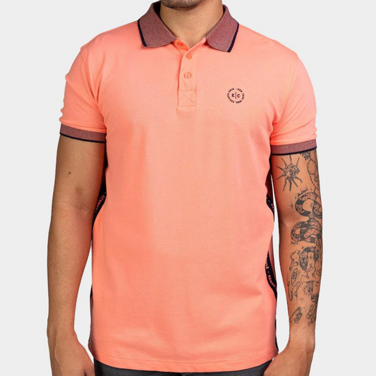 Kenneth Cole Polo Shirt-CORAL PINK