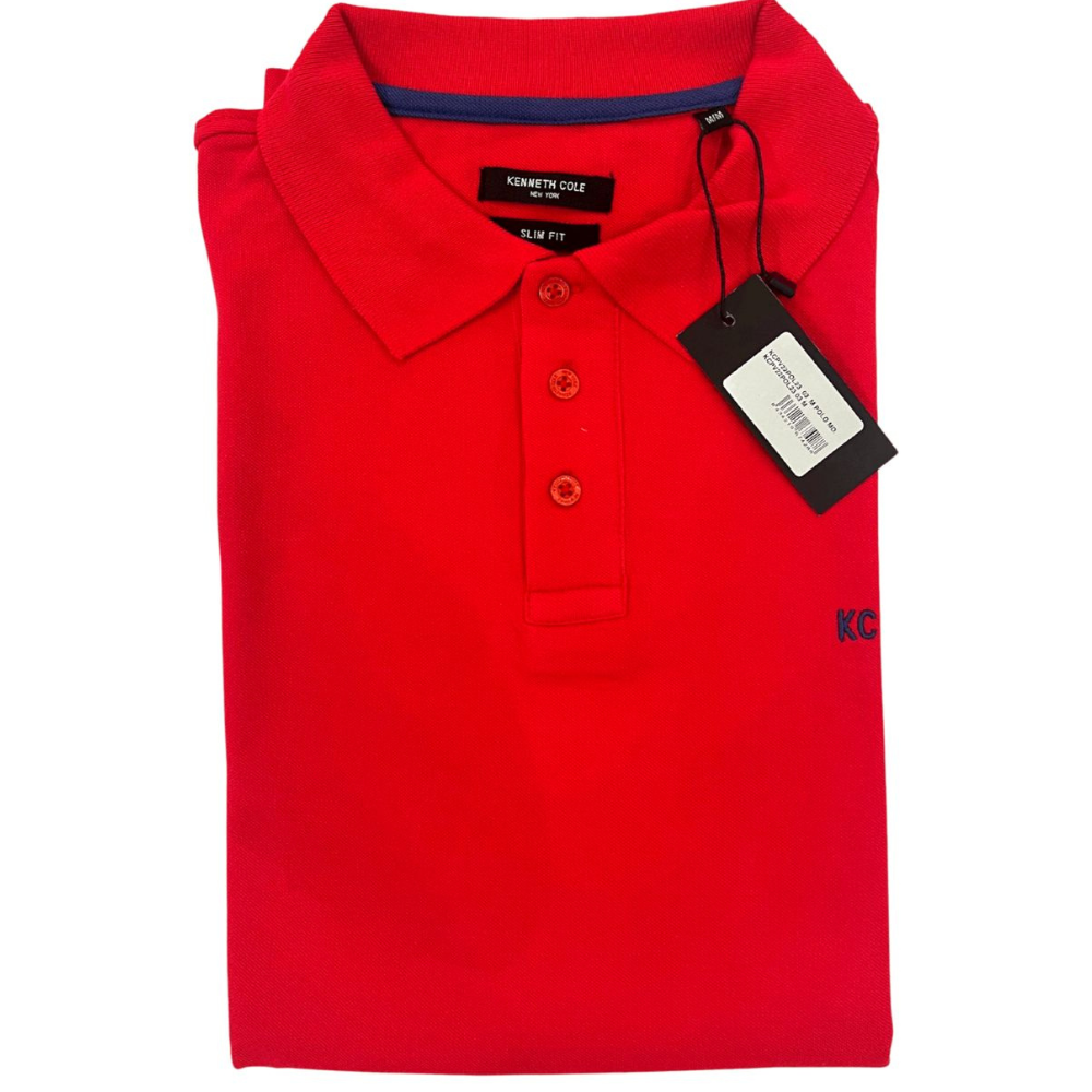 Kenneth Cole Polo Shirt-Red Logo