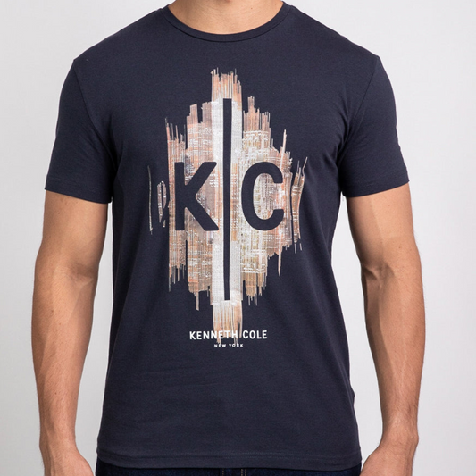 Kenneth Cole T-Shirt NAVY BLUE