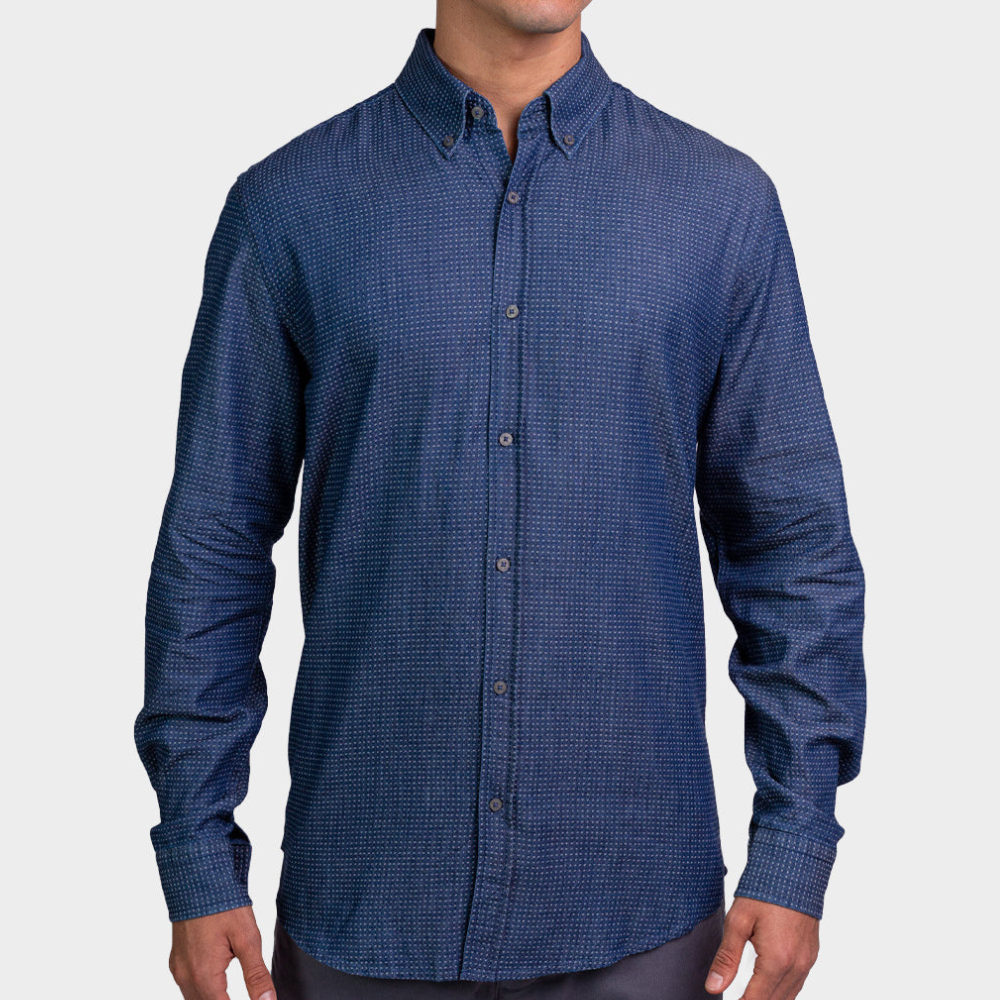 Kenneth Cole Men Shirt-DENIM