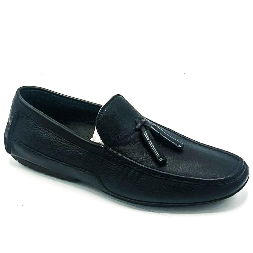 Moreschi Men Shoes-LOAFER Deer Skin Tassel