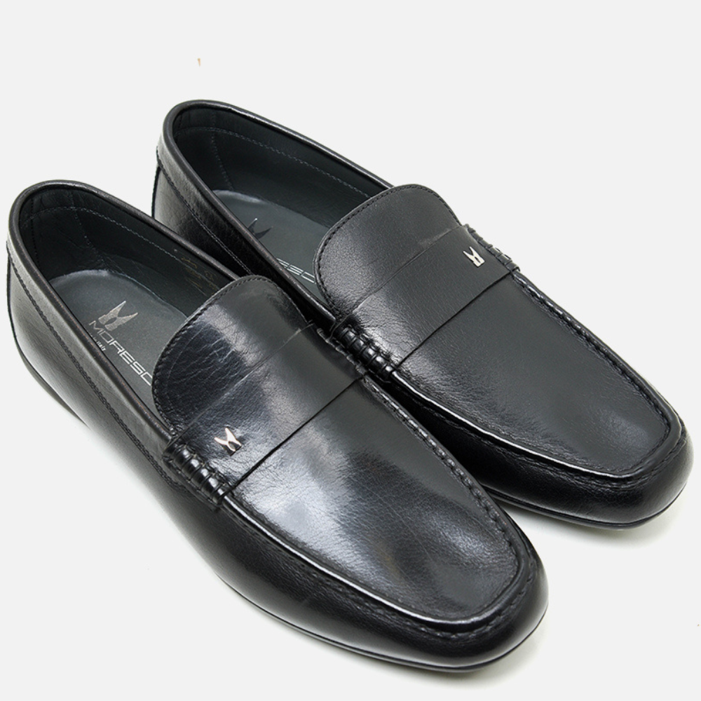 Moreschi Men Shoes-Havana Driving Black