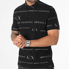 ARMANI EXCHANGE Short Sleeve Polo Shirt