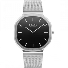 Mens Obaku Oktant Watch V253GXCBMC