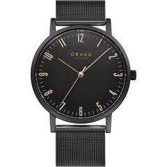 Obaku Brink Charcoal V248GXBBMB