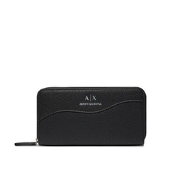 Armani Exchange Large Women's Wallet 948068 CC783 00020 Black