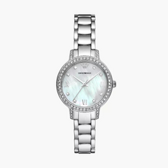 Emporio Armani Women's Three-Hand Stainless Steel Watch AR11484