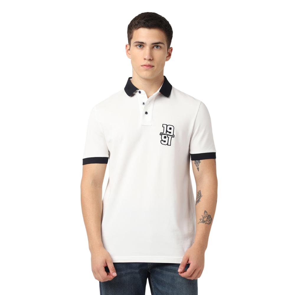 Armani Exchange 1991 Classic Neck Regular Fit Polo Men s Polo T shirt