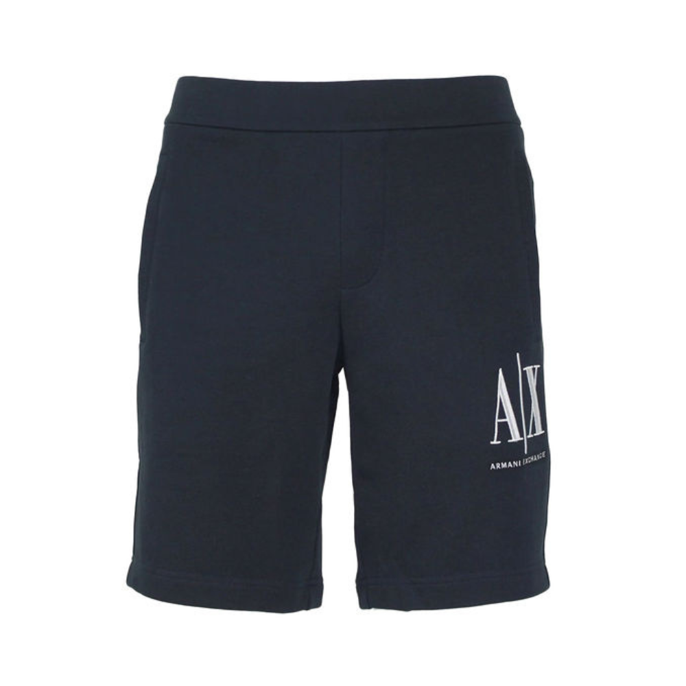 ARMANI EXCHANGE SHORTS WITH EMBROIDERED LOGO