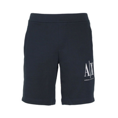 ARMANI EXCHANGE SHORTS WITH EMBROIDERED LOGO