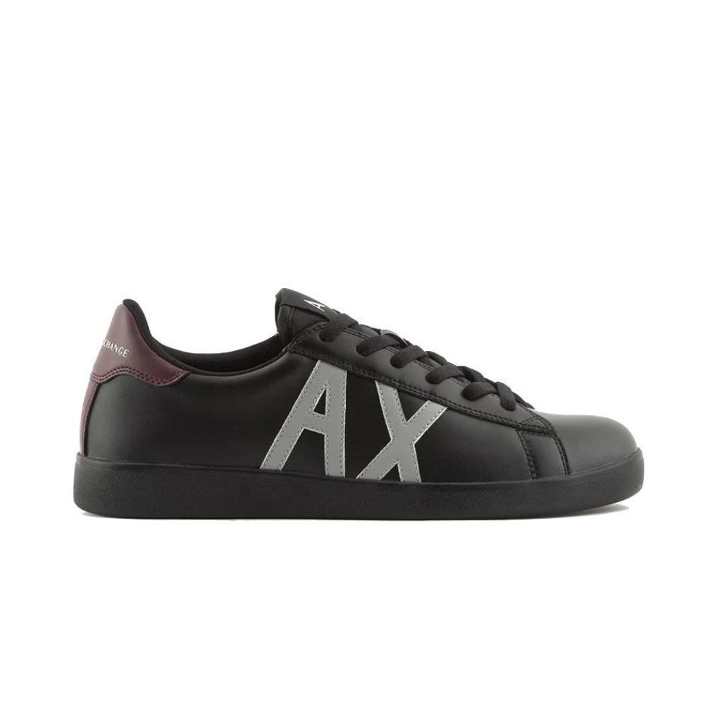 ARMANI EXCHANGE, Leather sports shoes with logo