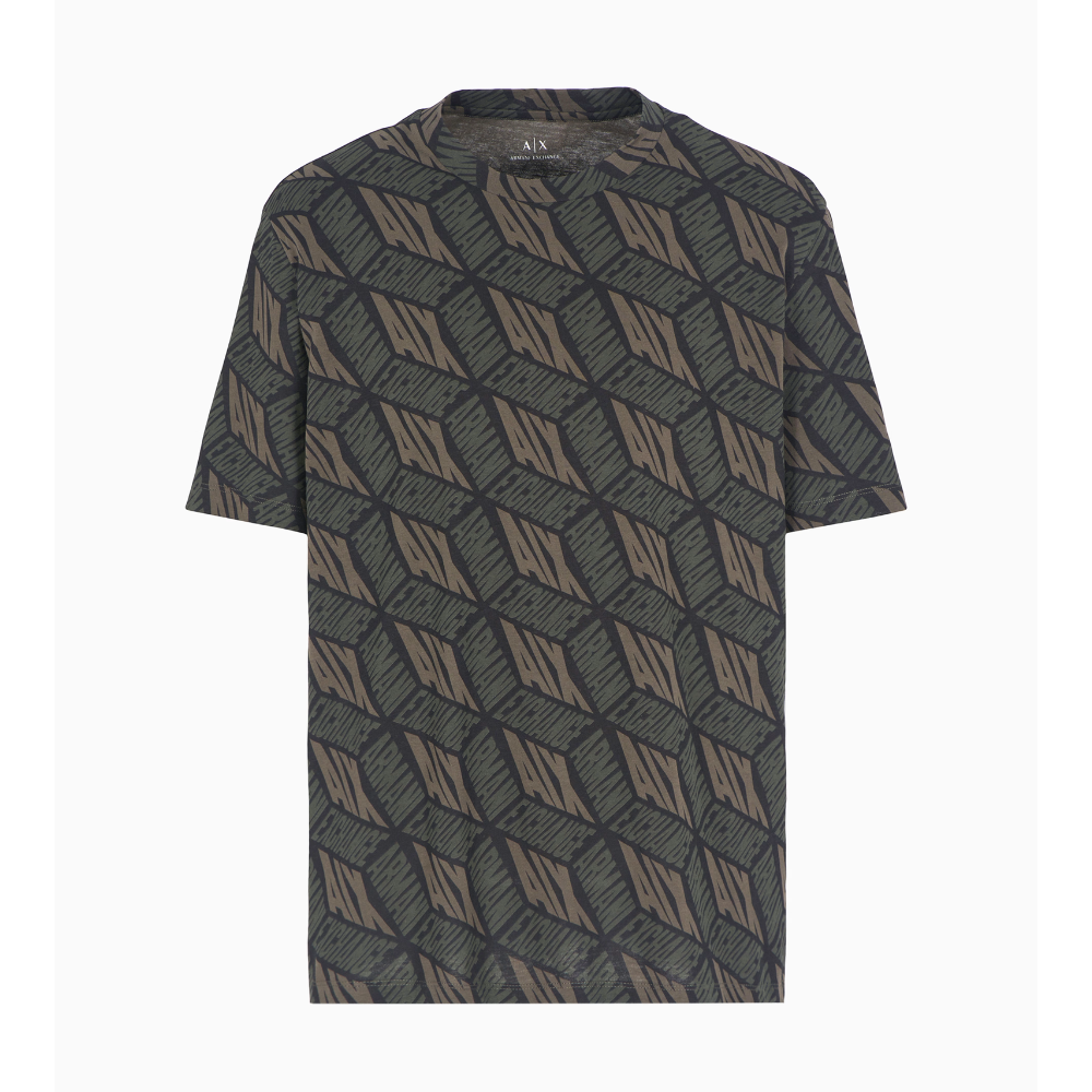 Armani Exchange REGULAR FIT T-SHIRT WITH 3D EFFECT PRINT